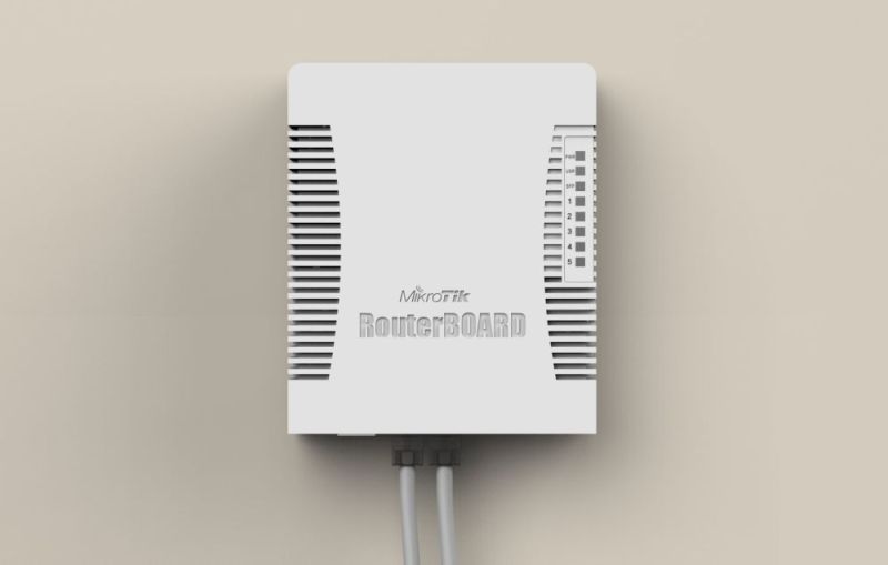 Маршрутизатор MikroTik RouterBoard hEX PoE (800MHz/128Mb, 1xUSB, 5х1000Мбит, Passive PoE) (RB960PGS)