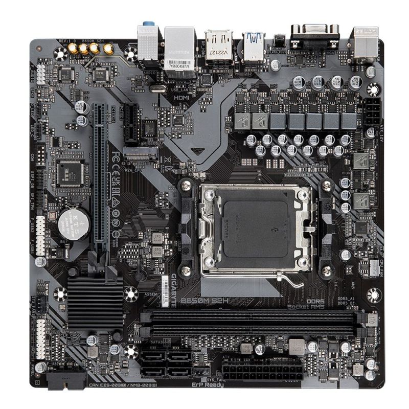 Материнская плата Gigabyte Socket AM5 (B650M S2H)