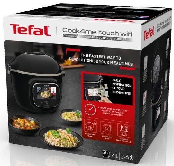 Мультиварка-скороварка Tefal Cook4me Touch (CY912830)