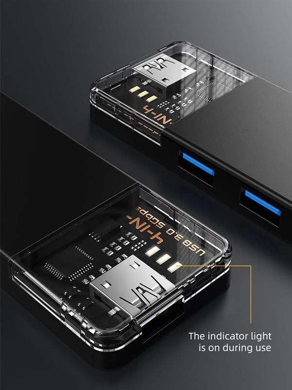 USB-хаб Cabletime 4 ports (CB02B)