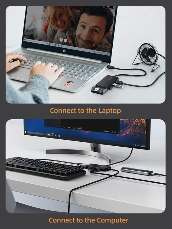 USB-хаб Cabletime 4 ports (CB02B)