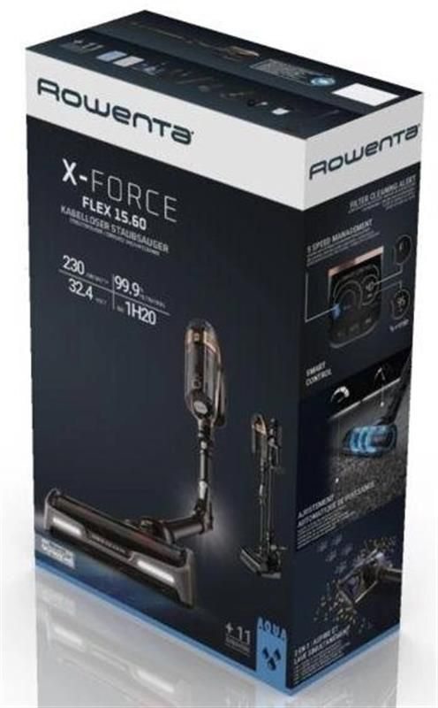 Аккумуляторный пылесос Rowenta X-Force Flex 15.60 Aqua (RH99G1WO)