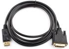 Кабель Atcom DisplayPort - DVI (M/M), 1.8 м, черный  (9504)