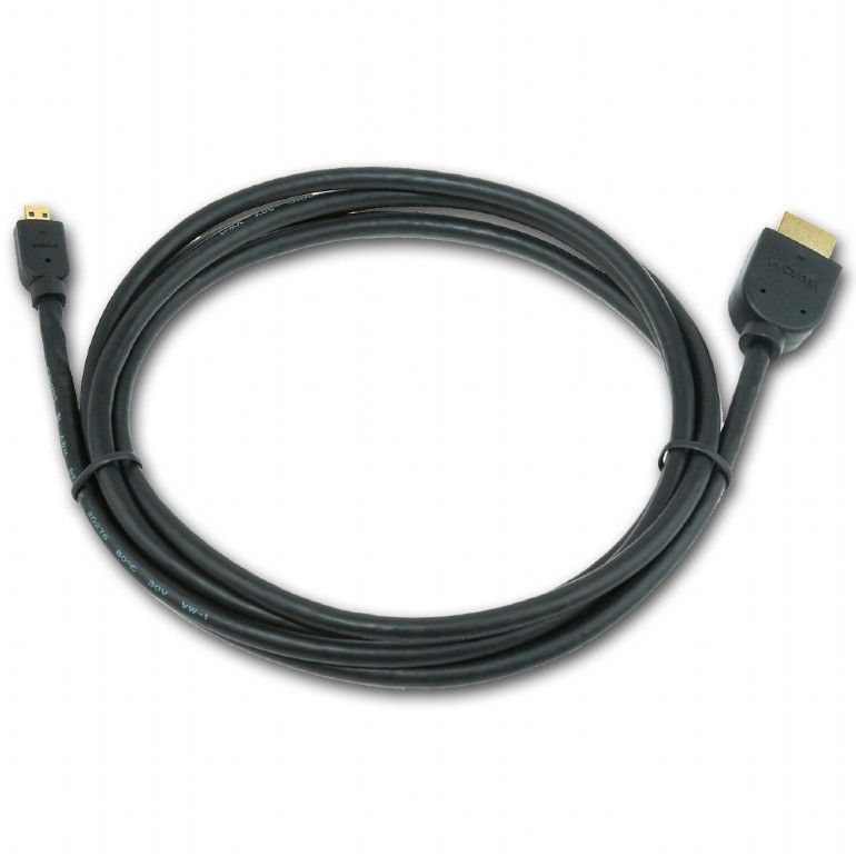 Кабель Cablexpert HDMI - micro-HDMI V 2.0 (M/M), 1.8 м, чорний пакет (CC-HDMID-6)