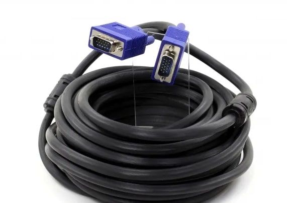 Кабель Atcom VGA-VGA HD15M/HD15M с 2-мя фер. кольцами, 10м (9151)