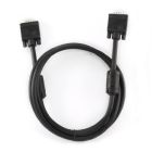 Кабель Cablexpert VGA - VGA (M/M), HD15, з 2-ма фер. кільцями, чорний, 5 м пакет (CC-PPVGA-5M-B)