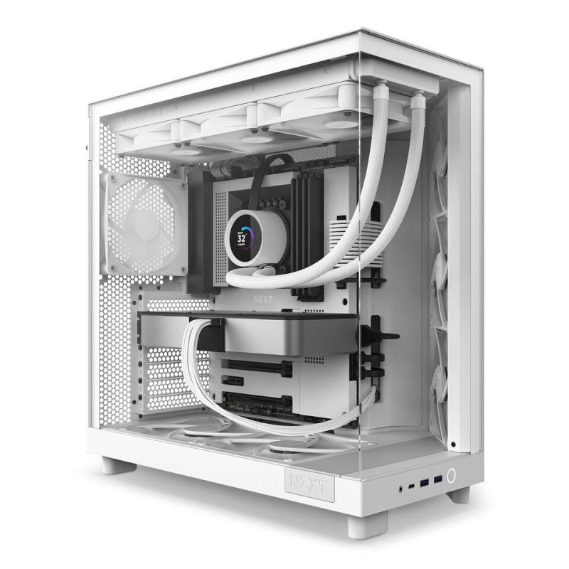 Корпус NZXT H6 Flow White без БЖ (CC-H61FW-01)