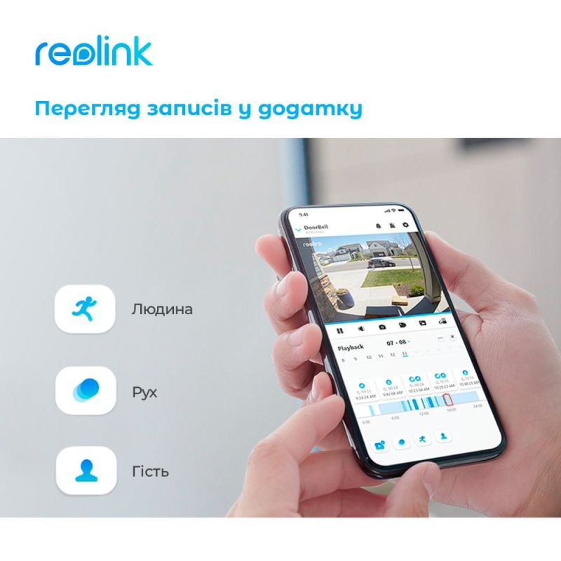 Видеозвонок Reolink (Video Doorbell Wi-Fi) (D340W)