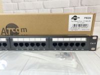 Патч-панель ATcom 19" 24хRJ-45 UTP 1U cat.6 (P6024)