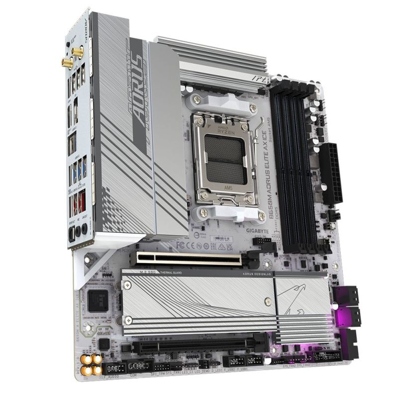 Материнская плата Gigabyte B650M Aorus Elite AX Ice Socket AM5 (B650M A ELITE AX ICE)