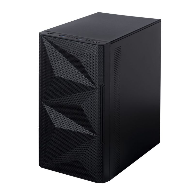 Корпус Prologix E113 Tempered Glass&Mesh Black (E113 Black)