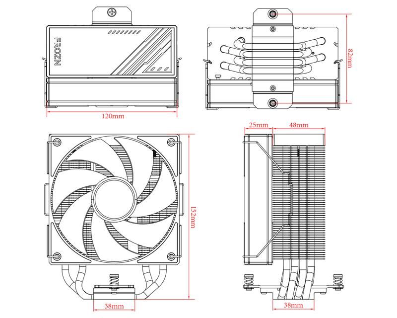 Кулер процессорный ID-Cooling Frozn A410 Black (FROZN A410 Black)
