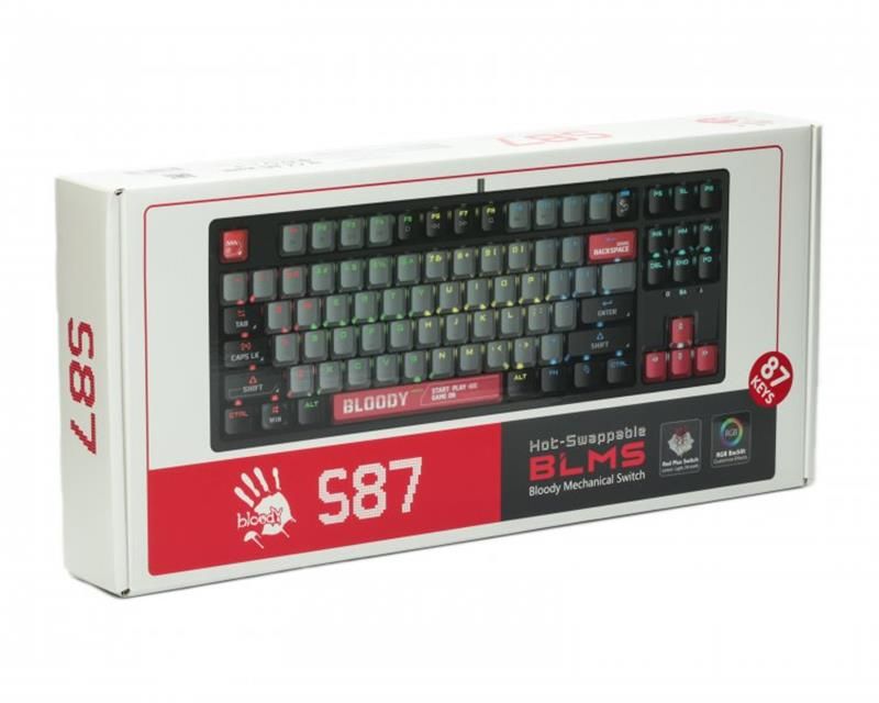Клавиатура Bloody S87 Energy Red (S87 (Energy Red))