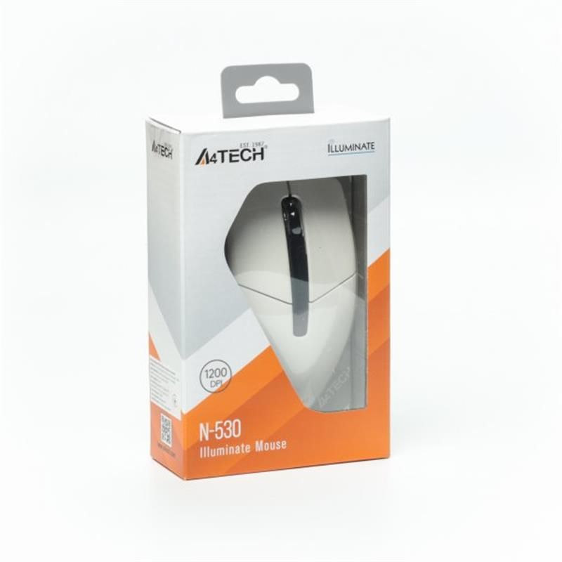 Мышь A4Tech N-530 White (N-530 (White))