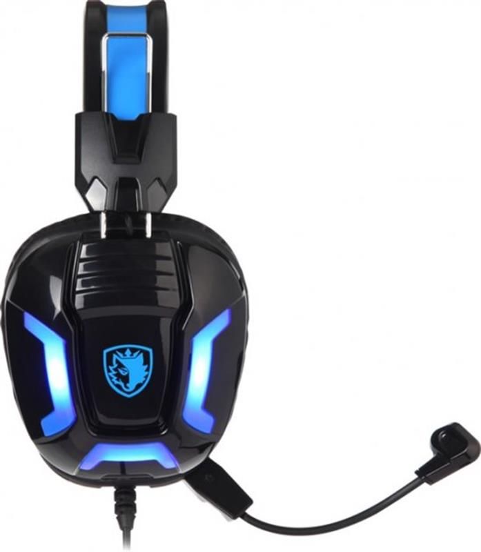 Гарнитура Sades SA-702 Element Black/Blue (sa702bl)
