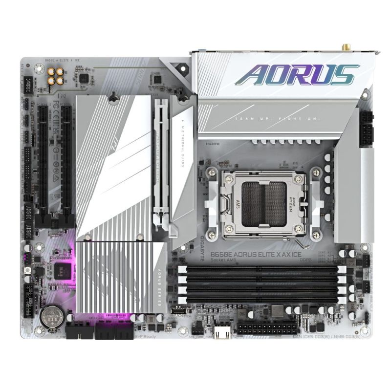 Материнська плата Gigabyte B650E Aorus Elite X AX Ice Socket AM5 (B650E AORUS ELITE X ICE)