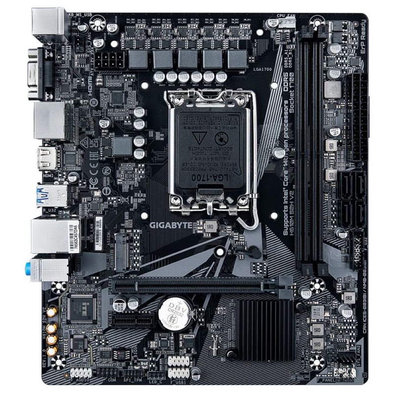 Материнская плата Gigabyte Socket 1700 (H610M S2H V2)