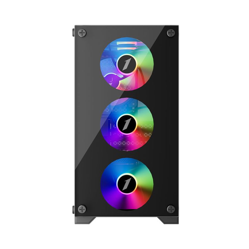 Корпус 1stPlayer Black без БЖ (X2-M-BK-4F1)