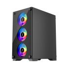 Корпус 1stPlayer Black без БЖ (X2-M-BK-4F1)