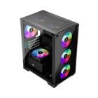 Корпус 1stPlayer Black без БЖ (X2-M-BK-4F1)