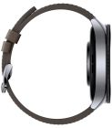Смарт-годинник Xiaomi Watch 2 Pro Silver Case with Brown Leather Strap (BHR7216GL)