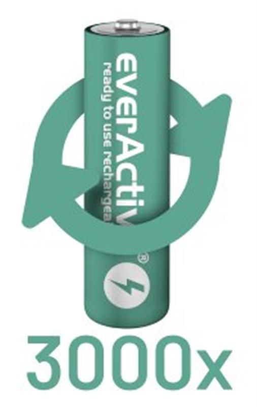 Акумулятор everActive AAA/HR03 Ni-MH 550mAh BL 4шт (EVHRL03-550)