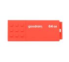 Флеш-накопичувач USB3.2 64GB Goodram UME3 Orange (UME3-0640O0R11) (UME3-0640O0R11	)