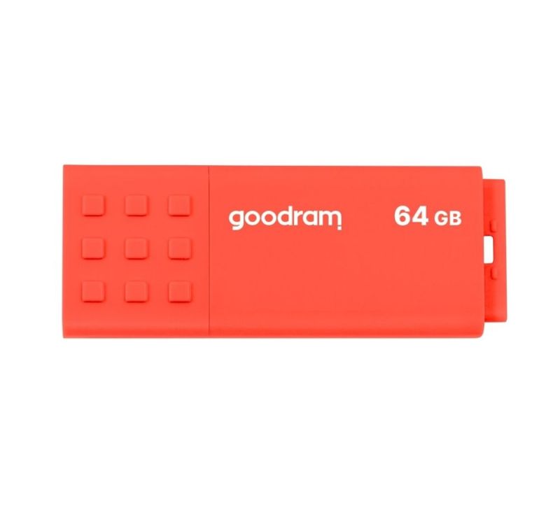 Флеш-накопичувач USB3.2 64GB Goodram UME3 Orange (UME3-0640O0R11) (UME3-0640O0R11	)
