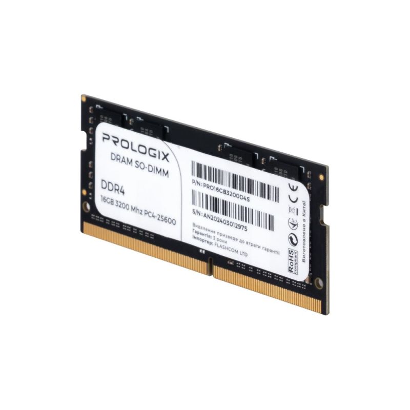Модуль памяти SO-DIMM DDR4 8GB/3200 Prologix (PRO8GB3200D4S)