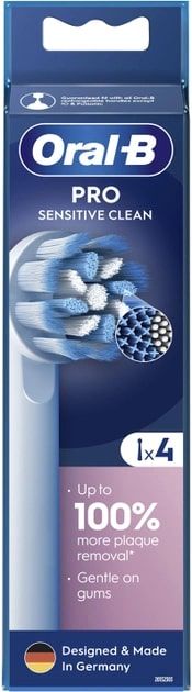 Насадка для зубной электрощетки Braun Oral-B Pro Sensitive Clean EB60X (4 шт) (Oral-B Pro Sensitive Clean EB60X (4))
