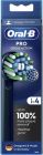 Насадка для зубної електрощітки Braun Oral-B Pro Cross Action Black EB50BRX (4 шт) (Pro Cross Action Black EB50BRX (4))
