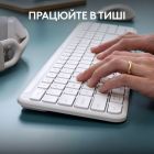 Комплект (клавиатура, мышь) беспроводной Logitech Signature Slim Combo MK950 OffWhite (920-012491)