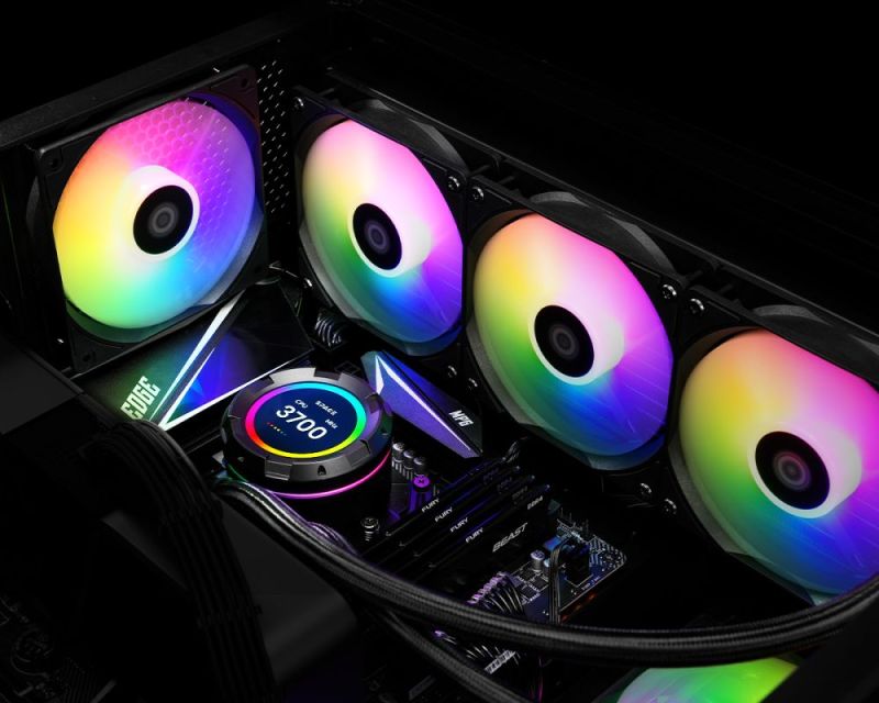 Система водяного охлаждения ID-Cooling Space LCD (SL360 XE)