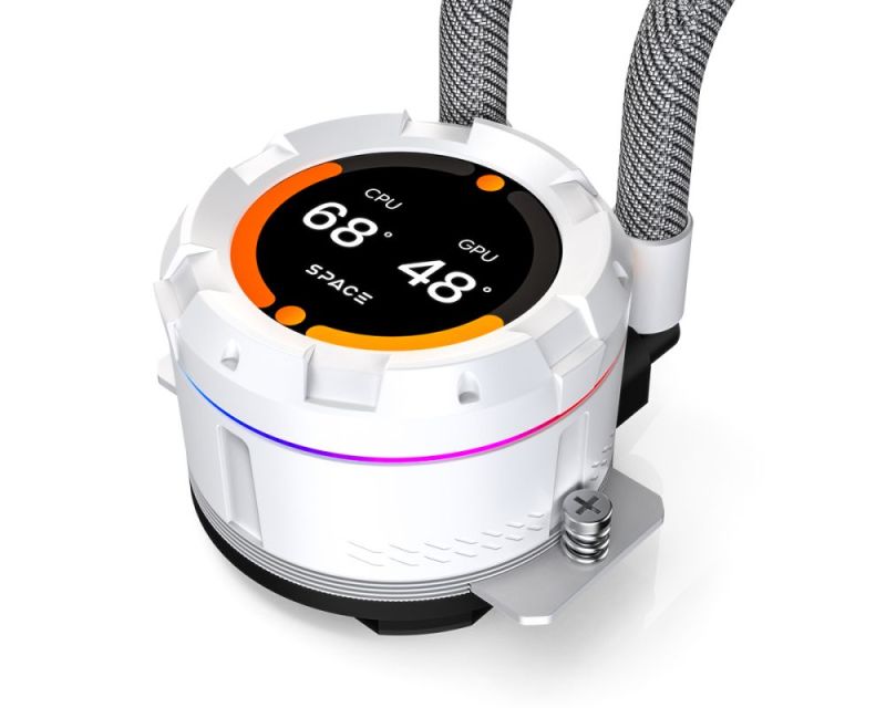 Система водяного охолодження ID-Cooling Space LCD (SL360 XE White)