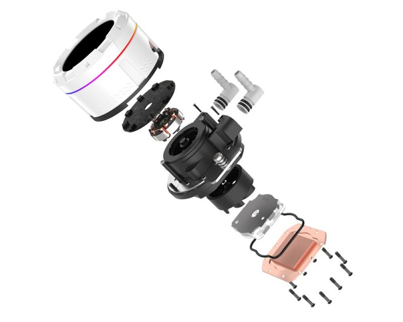 Система водяного охолодження ID-Cooling Space LCD (SL360 XE White)