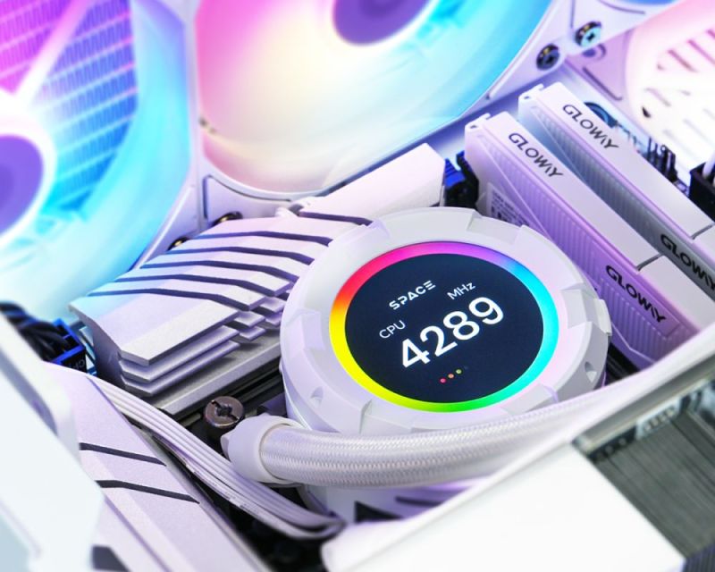 Система водяного охолодження ID-Cooling Space LCD (SL240 XE White)