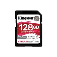 Карта пам`яті SDXC 128GB UHS-II/U3 Class 10 Kingston Canvas React Plus V60 SD R280/W100MB/s (SDR2V6/128GB)