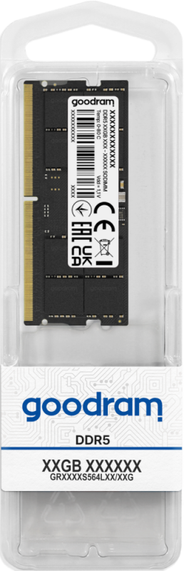 Модуль пам`яті SO-DIMM DDR5 16GB/5600 Goodram (GR5600S564L46S/16G)