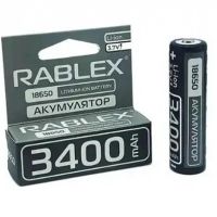 Акумулятор Rablex 18650 Li-Ion 3400mAh (без захисту) (RB-18-3400B)