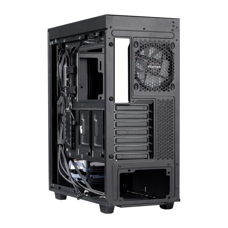 Корпус Prologix E122 Tempered Glass&Mesh Black (E122 Black)