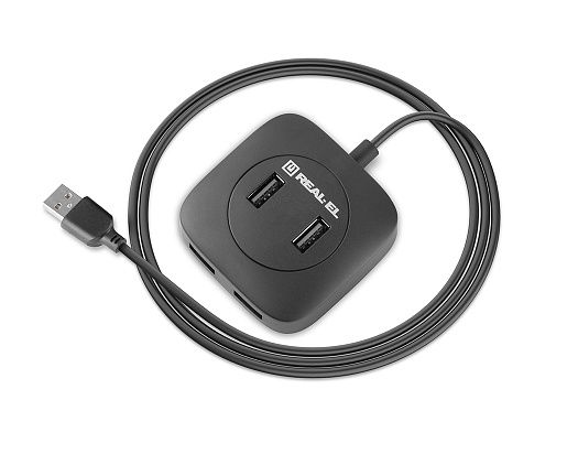 USB-хаб REAL-EL HQ-177 4 ports (EL123110009)
