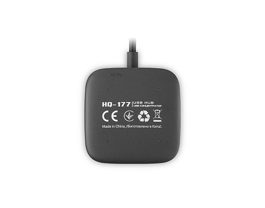 USB-хаб REAL-EL HQ-177 4 ports (EL123110009)