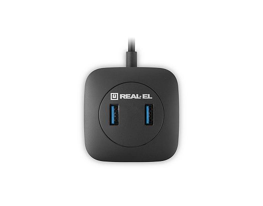 USB-хаб REAL-EL HQ-187 4 ports (EL123110010)