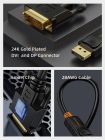 Кабель Cabletime DisplayPort - DVI (M/M), 1.8 м (CD34K)