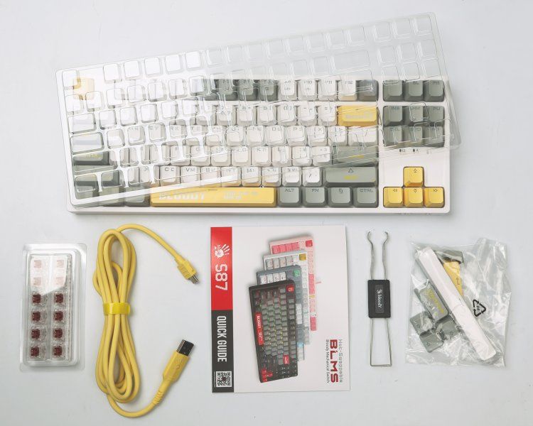 Клавіатура Bloody S87 Energy White (S87 (Energy White))