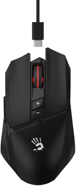 Мышь беспроводная Bloody R36 Ultra Stone Black (R36 Ultra (Stone Black))