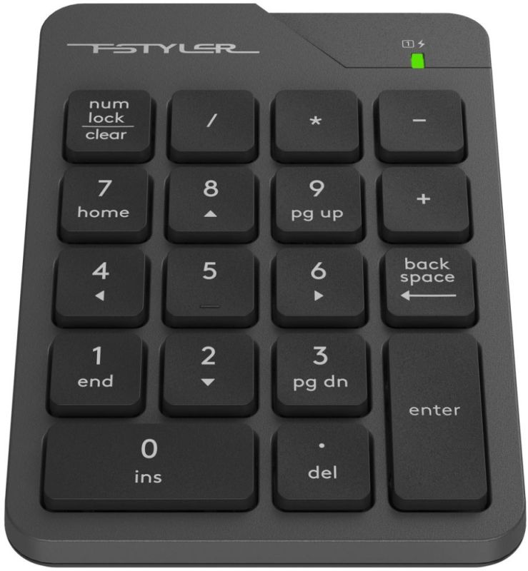 Клавіатура цифрова A4Tech Fstyler FGK21C Grey (FGK21C (Grey))