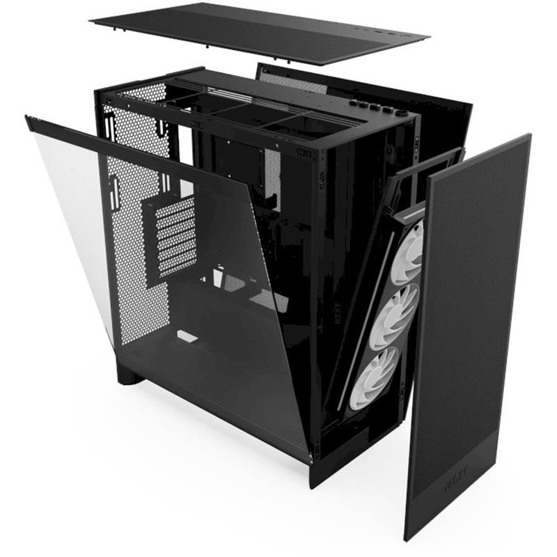 Корпус NZXT H7 Flow RGB Black без БП (CM-H72FB-R1)