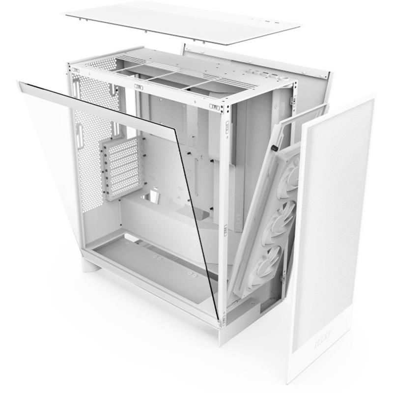 Корпус NZXT H7 Flow White без БП (CM-H72FW-01)