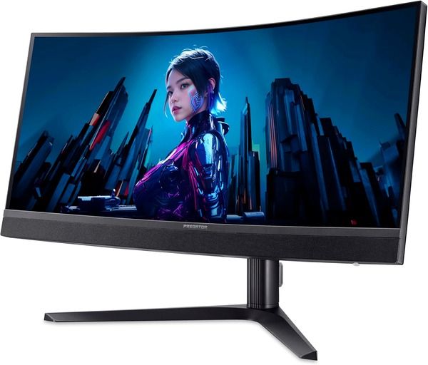 Монiтор Acer 34" Predator X34V3bmiiphuzx VA Black Curved 180Hz (UM.CXXEE.301)